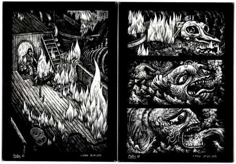 Orhun, Emre (1976) | ORHUN, Emre Ensemble de 2 planches originales se suivant de l’album " | Estim Nation