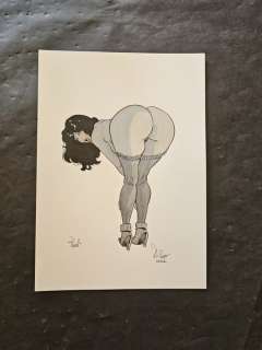 Di Caro Gabriele | Gabriele Di Caro - Dessin original - Érotique - Page volante - Exemplaire unique - (2022) | Catawiki