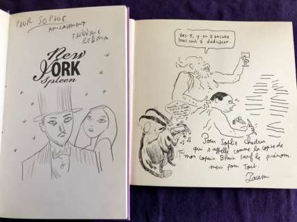 Sfar / Rebena | Le Banquet + New York Spleen + CD + 2x dédicace - B + C - EO - (2002/2005) | Catawiki