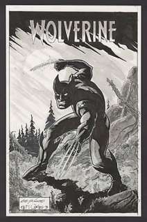 Neil Vokes - WOLVERINE ORIGINAL ART #0 Commissioned Art