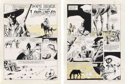 Kirchner Paulamricain N En 1952 | KIRCHNER PAUL AMÉRICAIN NÉ EN 1952 DOPE RIDER, NOVEMBRE 1974 2 planches | Cornette de St Cyr