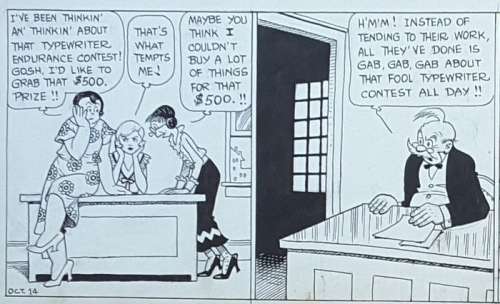 Martin Branner | Winnie Winkle - Original Strip by Martin Branner - Page volante - Exemplaire unique (1930) | Catawiki