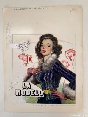 DIBUJO PORTADA ORIGINAL MARTHA LYN LA MODELO | todocoleccion (Buy It Now)