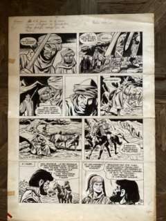 Sirius | Sirius - Planche originale - Les Timour T10 - Le Cavalier sans Visage - (1961) | Catawiki