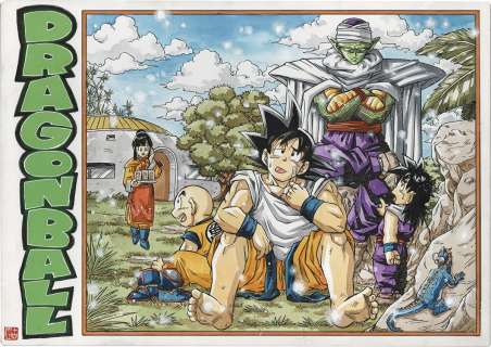 Junya Furusawa Hand-Drawn Color Illustration "Dragon Ball" | Mandarake (Big Web)