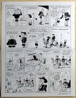 Janvier - Janvier, Michel - Planche originale Rantanplan T1 - La Mascotte - Planche 34 - (1987)