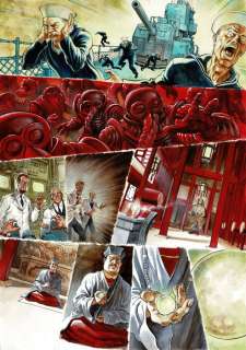 Taranzano, Pierre | Taranzano, Pierre - Planche originale couleur - Les Portes de Shamballah T3 - Les Illuminati - (2010) | Catawiki