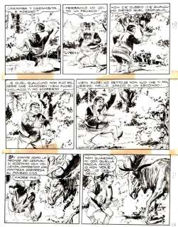 Ferri, Gallieno | Ferri, Gallieno - Tavola Originale - Zagor #2 "Terrore" - (1965) | Catawiki