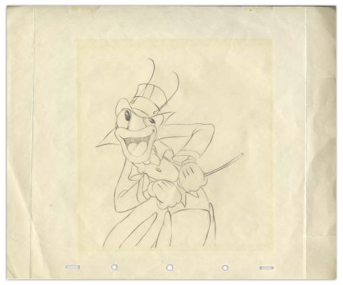 Ward Kimball Drawing of the Band Leader From ’’Woodland Cafe’’ | Nate Sanders