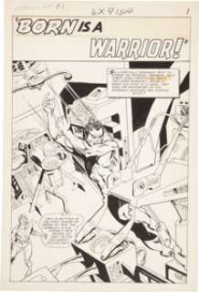 Gil Kane Undersea Agent #5 Davy Jones Splash Page 1 Original Art (Tower Comics, 1966). The twin influences of -