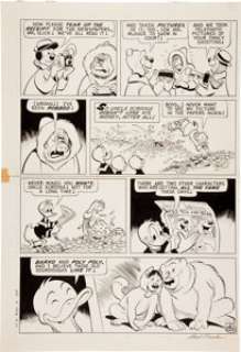 Carl Barks Uncle Scrooge #59 "North of the Yukon" Page 25 Original Art (Gold Key, 1965). While Scrooge - | Heritage