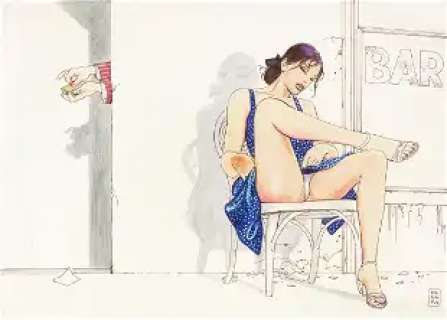 Manara Milo - "Il Gioco", 1989 | Urania Casa d’Aste