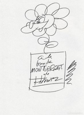 Francisco Ibañez Autografo a Montserrat en ”El Tirano” | todocoleccion (Buy It Now)