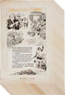 Jack Kirby, Gray Morrow, George Evans and Others The World Around Us #32 "For Gold and Glory" Page -