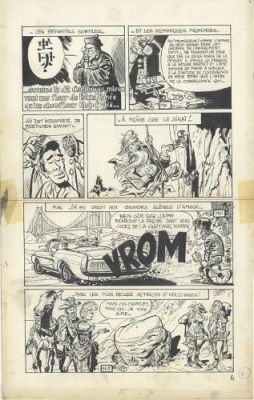 Jean-Claude Mézières | Star à Hollywood, planche 4 | Galerie 9ème Art