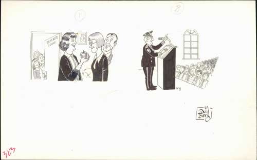 Berg-" The Lighter Side Of..." Original MAD 323 Story Art | Russ Cochran