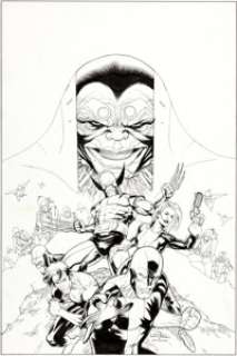Leinil Yu and Dexter Vines Wolverine #142 Cover Original Art (Marvel, 1999). Because the fans demanded it, in this -