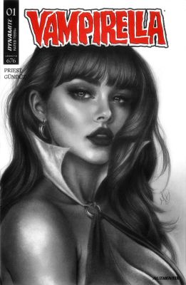 Michelle Dias - Vampirella- Fine Art Portrait Sketch Cover by Michelle Dias