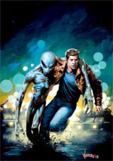 Jim Murray 2000 AD Extreme Edition #9 M.A.C.H. 1 Painted Cover Original Art (Fleetway, 2005). John Probe was a -