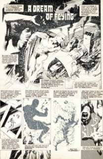 Garry Leach Warrior Magazine #1 Marvelman aka Miracleman "A Dream of Flying" Title Page 2 Original Art - | Heritage