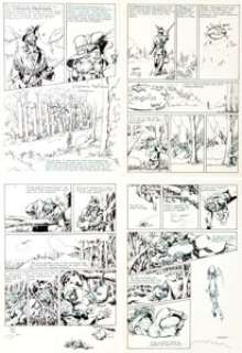 William Messner-Loebs Dalgoda #7 Complete 7-Page Journey Story Original Art (Fantagraphics, 1985). In this -