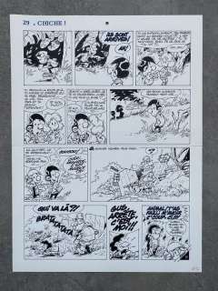 Seron, Pierre | Seron, Pierre - Planche originale - Les Petits Hommes T40 - Chiche ! - (2002) | Catawiki