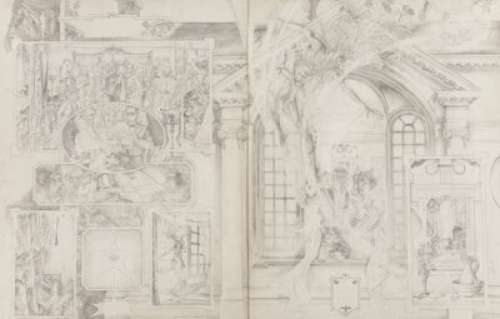 Craig Hamilton Losing Neverland Peter Pan 2-Page Spread Original Art (c. 1989-94). This is from a near-mythical -