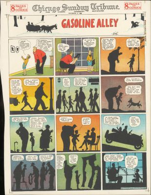 King-Gasoline Alley Sunday Proof (1928) | Russ Cochran