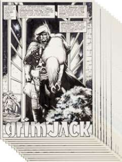 Timothy Truman Grimjack #7 "Shadows of Doubt" Complete 20 Page Story Original Art (First, 1985). Hold -