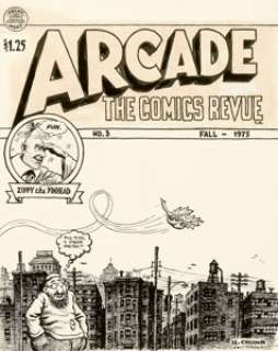 Robert Crumb and Bill Griffith Arcade the Comics Revue #3 Cover Original Art (Print Mint, 1975). R. Crumb - | Heritage