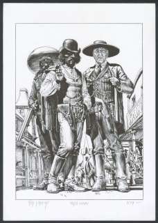 Igor Kordey - Illustration originale parue dans le tirage de luxe édité par Les Sculpteurs de bulles - Marshall Bass