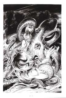 Chéret | Rahan, illustration Ã  l’encre de Chine pour la co… | Millon