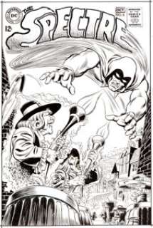 Jerry Grandenetti and Murphy Anderson Spectre #6 Cover Original Art (DC, 1968). The "Pilgrims of -