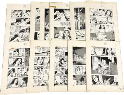 Shiro Kasama Hand-Drawn Manuscript "Seductive Petals" All 24 pages | Mandarake (Big Web)