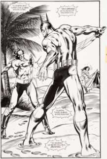 Jim Aparo and David Roach Batman #561  Splash Page 13 Original Art (DC, 1999)....