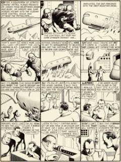 Basil Wolverton Circus the Comic Riot "Spacehawks" Unused Page Original Art (Globe Syndicate, - | Heritage