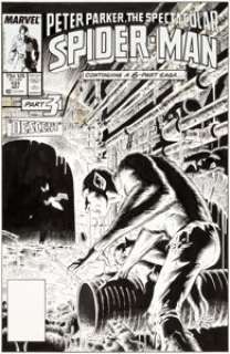 Mike Zeck and Bob McLeod Spectacular Spider-Man #131 Cover Original Art (Marvel, 1987).... | Heritage