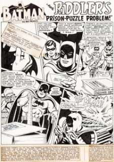 Frank Springer and Sid Greene Detective Comics #377 Complete 15-Page Story Batman and Robin Original Art (DC, 1968... (Total: 15 Original Art)