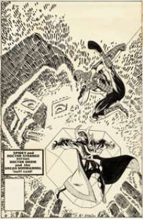 Frank Miller and Tom Palmer Amazing Spider-Man Annual #14 Cover Doctor Strange Original Art (Marvel, 1980).... | Heritage
