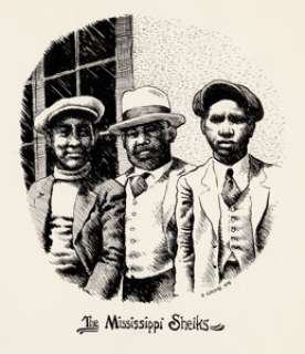 Robert Crumb "The Mississippi Sheiks" Illustration Original Art (1974).... | Heritage