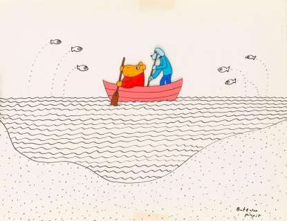 Bohdan Butenko (1931 - 2019) | Bohdan Butenko | "Gucio i Cezar" - ilustracja | Desa Unicum