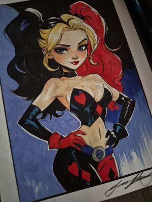 Guilherme Silva - Harley Quinn - Pinup art by Guilherme Silva - 8,9" x 11,8"