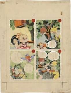 Jiro Ota hand-drawn Hand-Drawn Color Manuscript "Korisu no Pokko-chan" | Mandarake (Big Web)