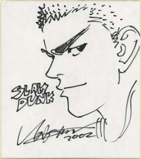 Takehiko Inoue Hand-Drawn Shikishi "SLAM DUNK" Hanamichi Sakuragi