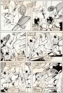 Steve Ditko and Bruce Patterson Speedball #6 Story Page 9 Original Art (Marvel, 1989)....