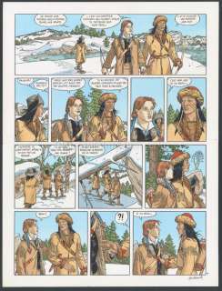 André Juillard - Planche originale n°11 - Beau-Ténébreux - Plume aux Vents