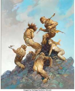 Frank Frazetta Jaguar God #2 Cover Painting Original Art (Verotik,1995).... | Heritage