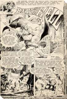 Nestor Redondo House of Mystery #195 Complete 8-Page Story "Bat Out of Hell" Original Art (DC Comics, 1951).... | Heritage