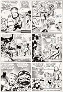 Jack Kirby and Joe Sinnott Fantastic Four #66 Story Page 17 Original Art (Marvel, 1967).... | Heritage
