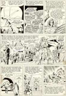  - Jack Kirby and Chic Stone Fantastic Four Annual #2 Story Page 12 Doctor Doom Original Art (Marvel, 1964)....